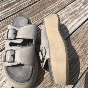 Lofina chunky sandals, NIB, size US 8